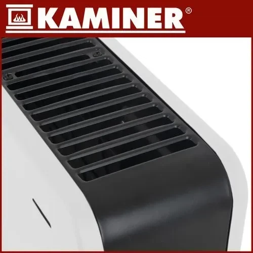 Электрический конвекторный обогреватель Kaminer Ziflo 2300 Вт белый с Wi-Fi, пультом ДУ, турбовентилятором и LCD дисплеем - изображение 7