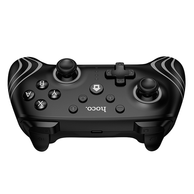 Беспроводной геймпад для Switch 1 2 800 мАч ABS пластик 15710656 мм Hoco GA2 Unicorn черный - Фото 4 Беспроводной геймпад для Switch 1 2 800 мАч ABS пластик 15710656 мм Hoco GA2 Unicorn черный - изображение 4