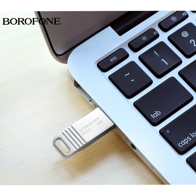 USB флешка 64Gb USB2.0 накопитель информации Borofone BUD1 - Фото 9 USB флешка 64Gb USB2.0 накопитель информации Borofone BUD1 - изображение 9