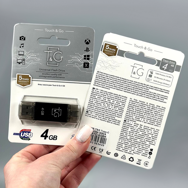 USB флешка 4Gb USB Type-C накопитель информации T&G Star 009 - Фото 3 USB флешка 4Gb USB Type-C накопитель информации T&G Star 009 - изображение 3