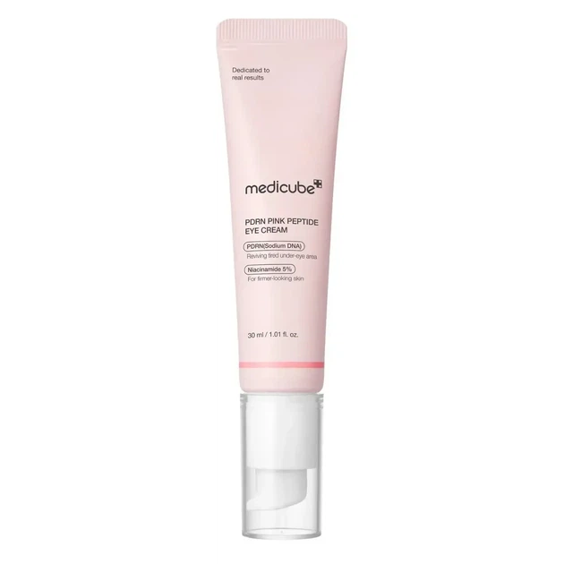 Крем для кожи вокруг глаз с полинуклеотидами и пептидами Medicube PDRN Pink Peptide Eye Cream, 30 мл - Фото 1 Крем для кожи вокруг глаз с полинуклеотидами и пептидами Medicube PDRN Pink Peptide Eye Cream, 30 мл - изображение 1