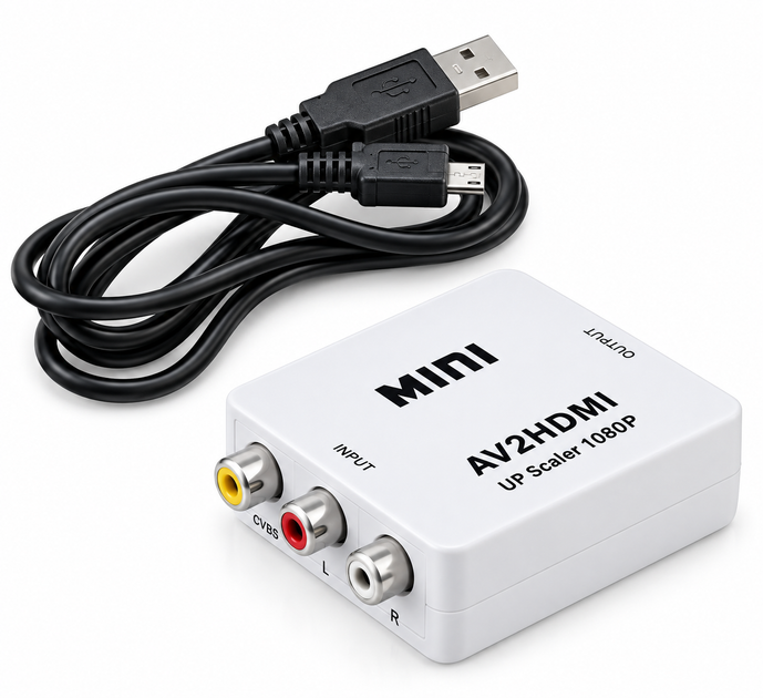 Перехідник RCA (тюльпан) у HDMI av2hdmi upscaler 77278 - изображение 4
