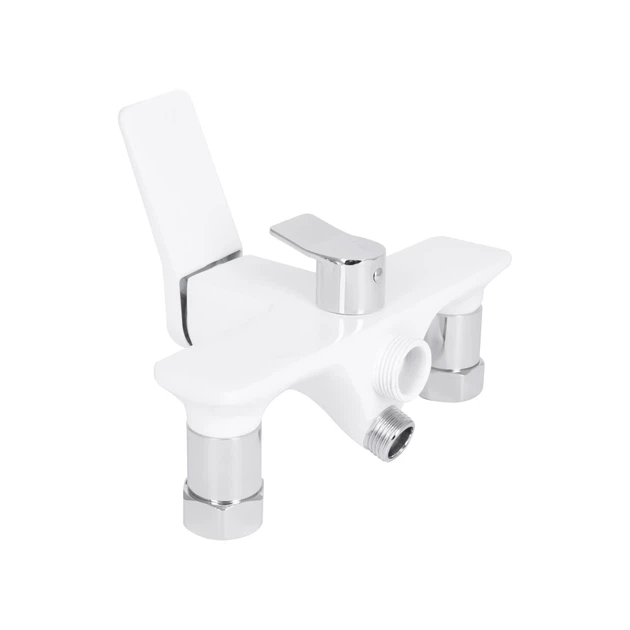 Смеситель для ванны Qtap Presto с душевым гарнитуром QTPRE2601CRW45578 белый/хром - изображение 4
