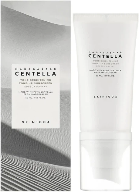 Освітлювальний сонцезахисний крем SKIN1004 Madagascar Centella Tone-Up Sunscreen SPF50+ PA++++ 50 мл - зображення 3