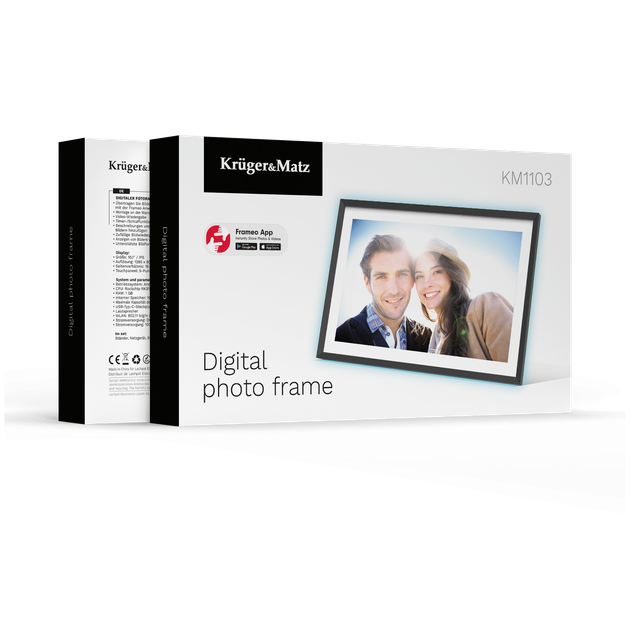 Цифрова фоторамка Kruger&Matz FRAMEO KM1103 Wi-Fi 10.1″ з підсвічуванням (5901890127301) - Фото 14 Цифрова фоторамка Kruger&Matz FRAMEO KM1103 Wi-Fi 10.1″ з підсвічуванням (5901890127301) - зображення 14