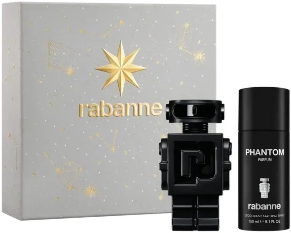 Набір для чоловіків Paco Rabanne Phantom Парфуми 100 мл + Дезодорант в спрею 150 мл (3349668656288) - Фото 1 Набір для чоловіків Paco Rabanne Phantom Парфуми 100 мл + Дезодорант в спрею 150 мл (3349668656288) - зображення 1