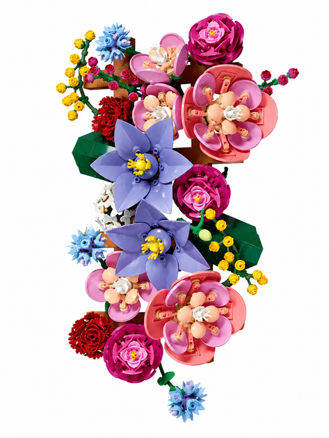 Конструктор Квіткова стіна 879 деталей Botanicals конструктор квіти Flower wall (11503) - зображення 4