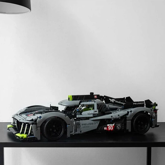 Конструктор PEUGEOT 9X8 1775 деталей Technic конструктор гоночный автомобиль машинка (42110), серия техник суперкар (42156) - изображение 6