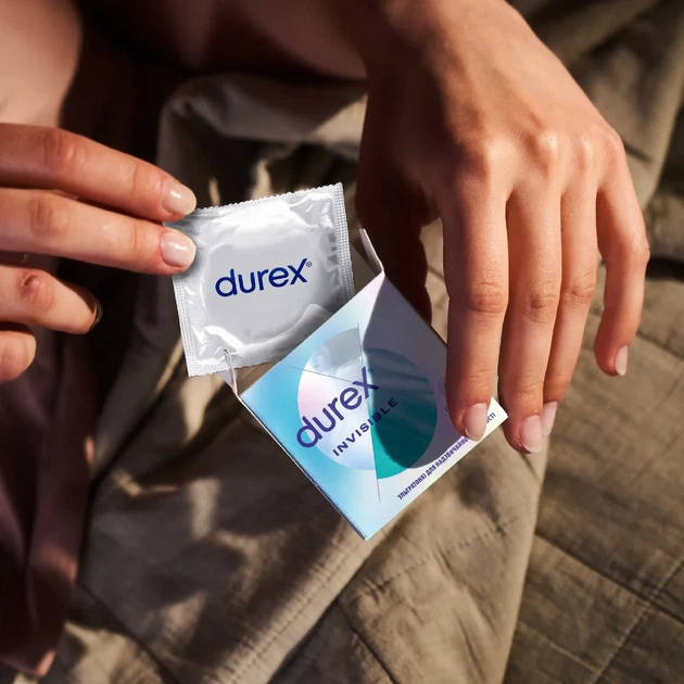 Презервативи Durex Invisible ультратонкі 3 шт. - Фото 5 Презервативи Durex Invisible ультратонкі 3 шт. - зображення 5