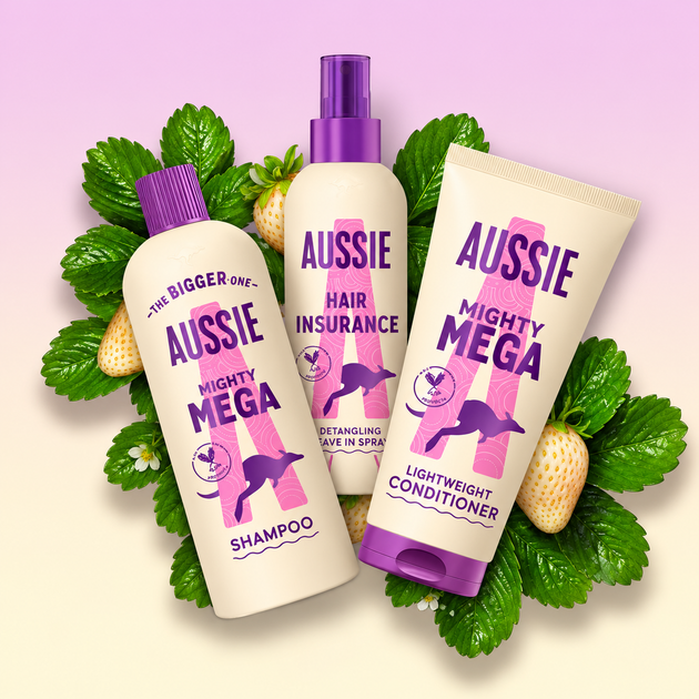 Шампунь для волос Aussie Mighty Mega Shampoo, 400 мл - изображение 2