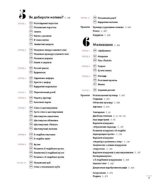 Книга Енциклопедія візерунків. Джгути, коси, арани. Посібник із плетіння та дизайну. Нора Ґоан - зображення 6