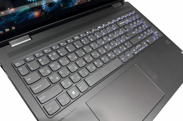 Ноутбук Lenovo Yoga 7 16IRL8: Core i7-1355U / RAM 16 ГБ / SSD 512 ГБ / Intel Iris® Xe Graphics / 16" IPS, Multi-touch / Б/В - зображення 13