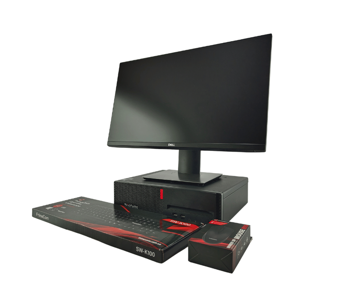 Комплект ПК: компьютер Lenovo ThinkCentre M710s SFF / Intel Core i5-6400 (4 ядра по 2.7 - 3.3 GHz) / 4 GB DDR4 / 120 GB SSD / Intel HD Graphics 530 + Монитор Dell P2319H / 23" (1920x1080) IPS / USB-Hub, VGA, HDMI, DisplayPort б/у + - изображение 3