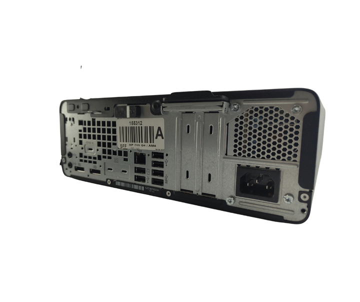 Комплект ПК: комп’ютер HP EliteDesk 705 G4 SFF / AMD Ryzen 5 2400G (4 (8) ядер по 3.6 - 3.9 GHz) / 16 GB DDR4 / 240 GB SSD / AMD Radeon RX Vega 11 Graphics + Монітор Dell P2319H / 23" (1920x1080) IPS / USB-Hub, VGA, HDMI, DisplayPort б/в - зображення 6