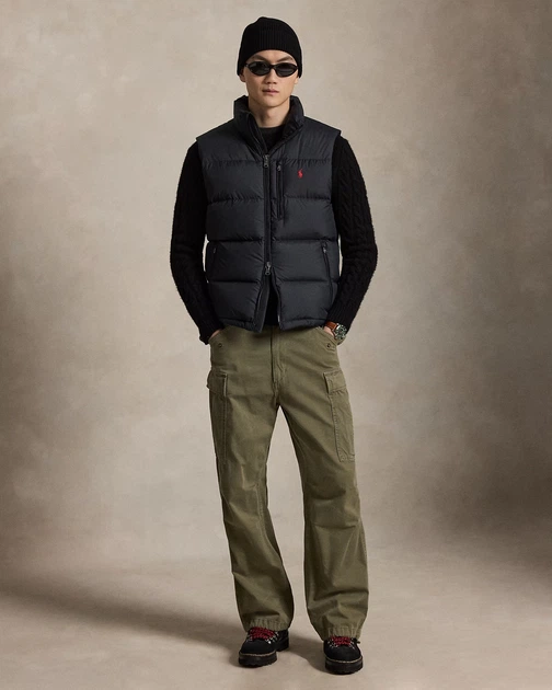 Жилетка мужская Polo Ralph Lauren Gorham Down Gilet черная, 100045167 M - изображение 5
