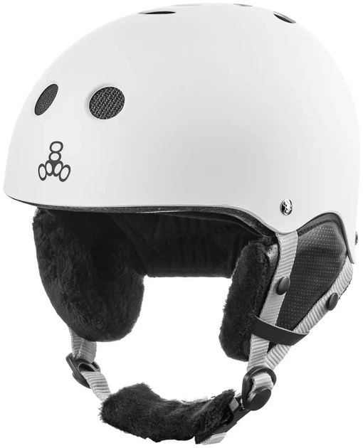 Шолом Triple8 Halo Snow Standart White Rubber (L/XL) - Фото 1 Шолом Triple8 Halo Snow Standart White Rubber (L/XL) - изображение 1