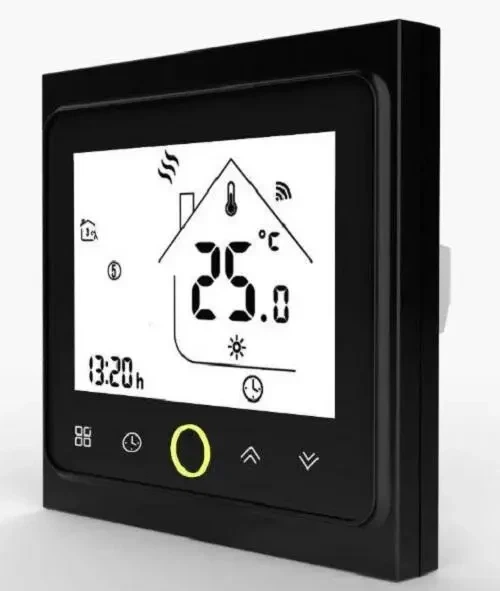 Комплект теплої підлоги Extherm ET ECO 2700 Вт 15 м² + двожильний нагрівальний мат + Wi-Fi терморегулятор TWE02 Black (ETM 15) - зображення 3