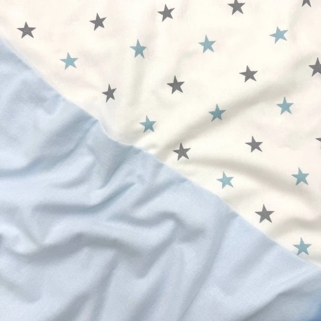 Набор фланелевых пеленок Маленька Соня Soft Stars 90х120 см голубой - Фото 2 Набор фланелевых пеленок Маленька Соня Soft Stars 90х120 см голубой - изображение 2