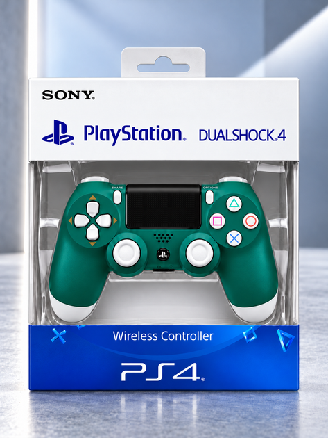 Беспроводной геймпад Doubleshock для PS4, PS3, ПК, Android и iOS, бело-зеленый - изображение 6