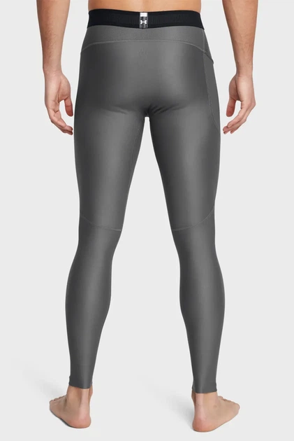 Чоловічі сірі тайтси UA HG IsoChill Leggings Under Armour M 1365226-025 - изображение 3