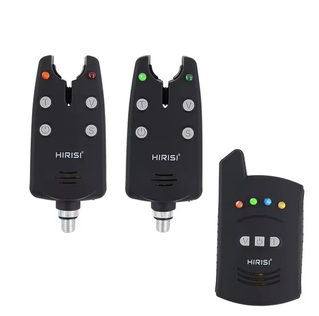Набір коропових сигналізаторів клювання з пейджером Hirisi B1236 2+1 - зображення 3