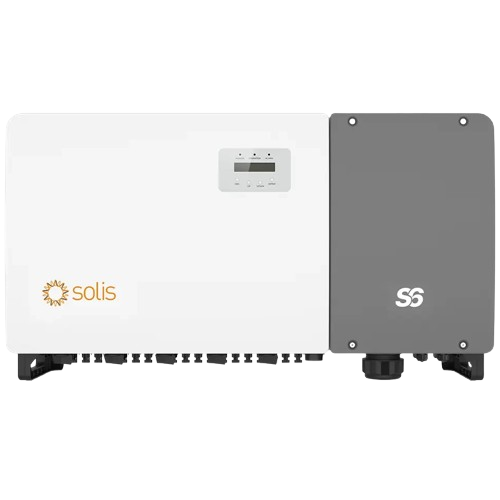 Мережевий інвертор 3-фазний Solis S6-GC100K 100kW 160-1000V 10 MPPT LCD дисплей RS485 IP66 White - зображення 2