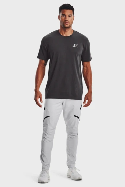 Чоловічі сірі спортивні штани UA UNSTOPPABLE CARGO PANTS Under Armour M 1352026-014 - Фото 2 Чоловічі сірі спортивні штани UA UNSTOPPABLE CARGO PANTS Under Armour M 1352026-014 - зображення 2
