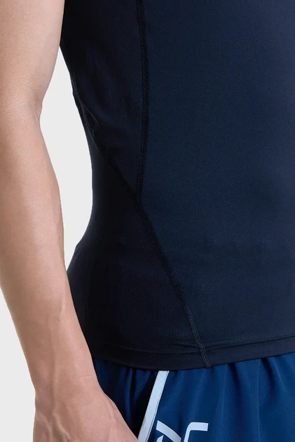 Чоловіча чорна майка UA HG Armour Comp Mock SL Under Armour M 1361521-001 - изображение 5
