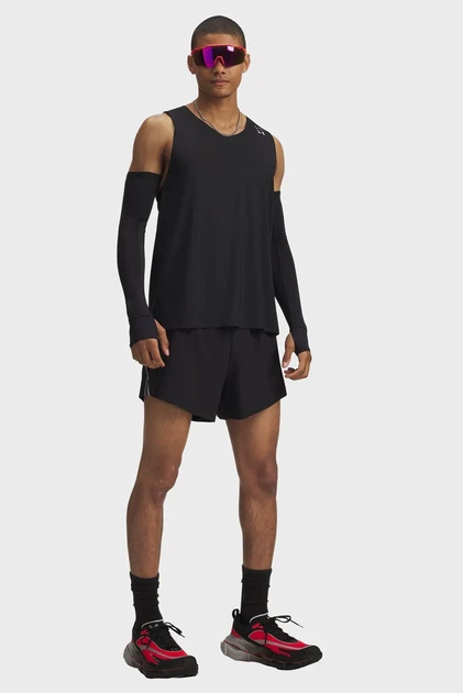 Чоловічі чорні шорти UA Halo Run Short Under Armour M 6007089-001 - изображение 2