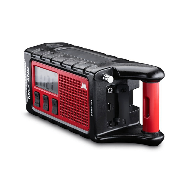 Radio alarmowe Midland ER300 PRO z akumulatorem 10000 mAh (ER300PRO) - obraz 3