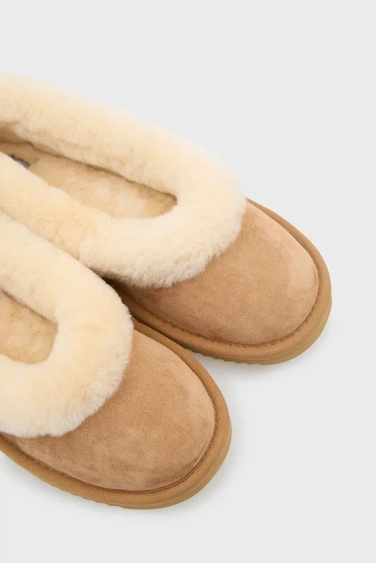 Женские бежевые замшевые балетки Fluffy PRPY 37 PRFAS2103W - изображение 2