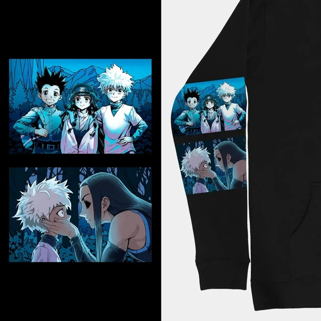 Худи Hunter x Hunter Киллуа Золдик (Godspeed) Черный M (kr4-481-black-M) - Фото 3 Худи Hunter x Hunter Киллуа Золдик (Godspeed) Черный M (kr4-481-black-M) - изображение 3