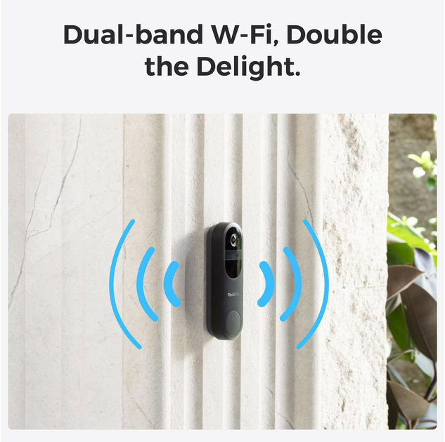 Беспроводной видеозвонок Reolink Doorbell Battery 2K 4 МП, Wi-Fi 2,4/5 ГГц, аккумулятор, microSD до 512 ГБ - изображение 4