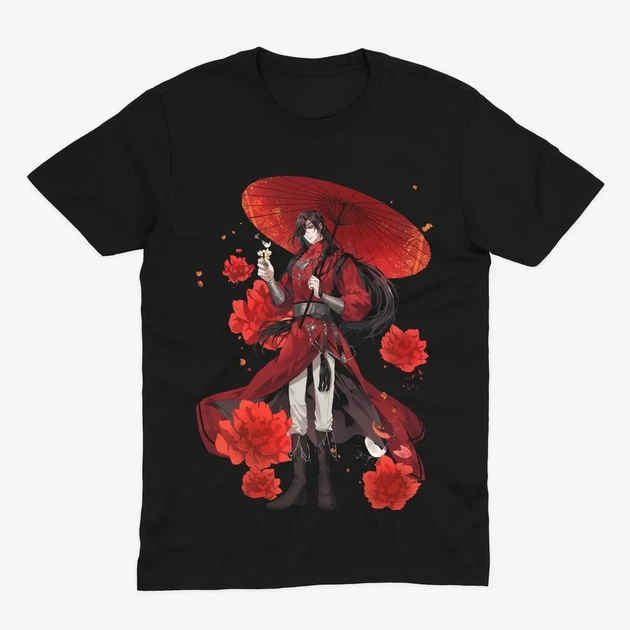 Футболка Небесна Благодать Хуа Чен з парасолькою Чорний S (kr4-156-black-S) - Фото 1 Футболка Небесна Благодать Хуа Чен з парасолькою Чорний S (kr4-156-black-S) - зображення 1