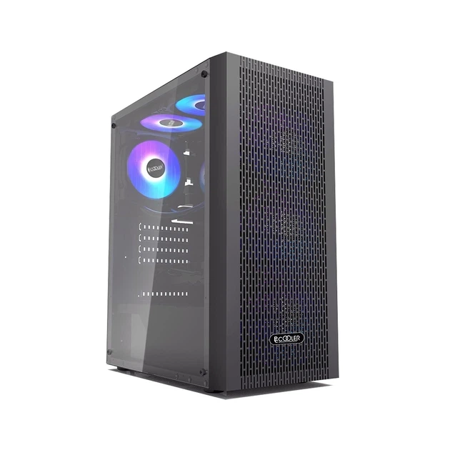 Корпус DIAMOND MA100 MESH BK с 3 ARGB вентиляторами - Фото 1 Корпус DIAMOND MA100 MESH BK с 3 ARGB вентиляторами - изображение 1