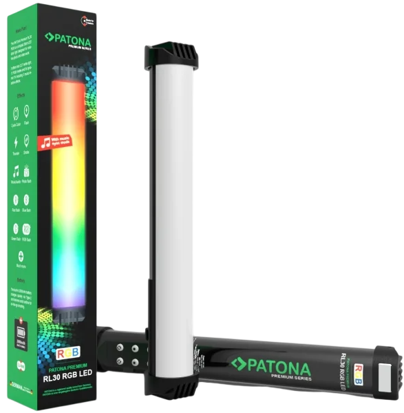 Світлодіодна LED труба RGB PATONA Premium RL30, 30 см (4055655260985) - Фото 1 Світлодіодна LED труба RGB PATONA Premium RL30, 30 см (4055655260985) - зображення 1