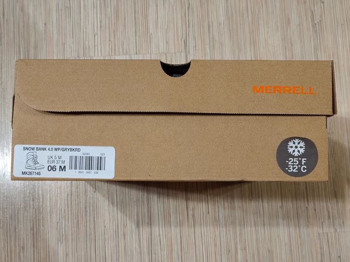 Кожаные зимние детские ботинки Merrell Schneestiefel Snow Bank 4.0 Wtrpf с водонепроницаемым покрытием размер 37 - Фото 5 Кожаные зимние детские ботинки Merrell Schneestiefel Snow Bank 4.0 Wtrpf с водонепроницаемым покрытием размер 37 - изображение 5