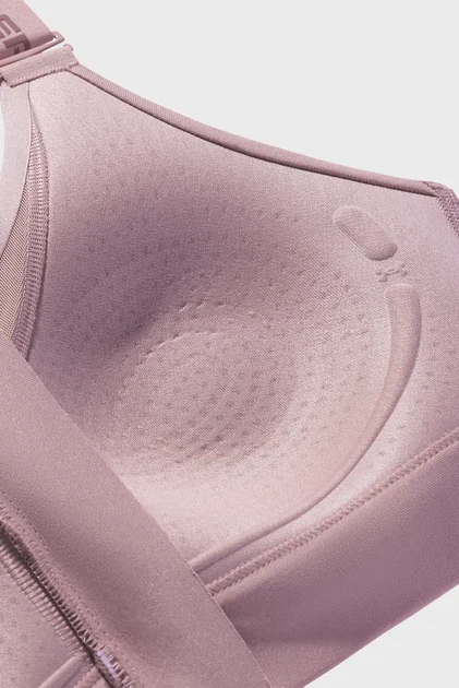 Жіночий рожевий топ UA Infinity High Zip 2.0 Bra Under Armour M A-C 1384118-673 - Фото 3 Жіночий рожевий топ UA Infinity High Zip 2.0 Bra Under Armour M A-C 1384118-673 - изображение 3