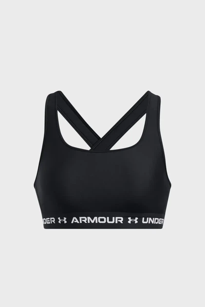 Жіночий чорний топ UA Crossback Mid Bra Under Armour XXL 1361034-006 - Фото 8 Жіночий чорний топ UA Crossback Mid Bra Under Armour XXL 1361034-006 - зображення 8