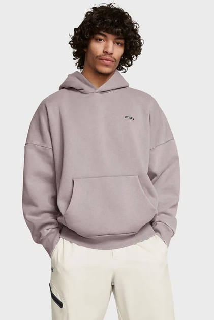 Чоловіче пудрове худі UA Icon HWT Flc Wash OS Hood Under Armour XL 1386552-015 - Фото 1 Чоловіче пудрове худі UA Icon HWT Flc Wash OS Hood Under Armour XL 1386552-015 - изображение 1