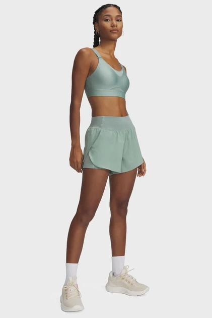 Жіночий м'ятний топ UA Infinity High 2.0 Bra Under Armour XS A-C 1384112-348 - изображение 2