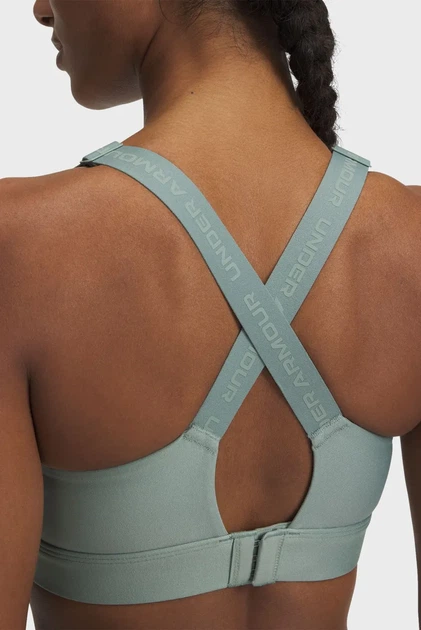 Жіночий м'ятний топ UA Infinity High 2.0 Bra Under Armour XS A-C 1384112-348 - изображение 8