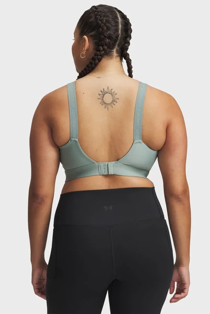 Жіночий м'ятний топ UA Infinity High 2.0 Bra Under Armour XS A-C 1384112-348 - изображение 9