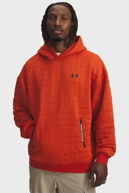 Чоловіче помаранчеве худі UA Unstoppable Flc Txtr Top Under Armour M 6003867-842 - Фото 1 Чоловіче помаранчеве худі UA Unstoppable Flc Txtr Top Under Armour M 6003867-842 - изображение 1
