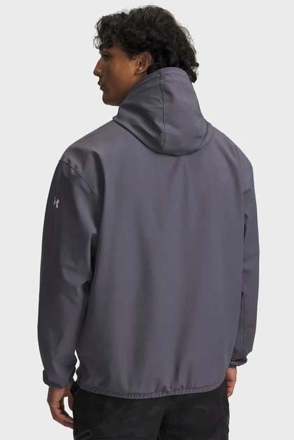 Чоловічий темно-сірий анорак UA Unstoppable Wvn Hoodie Under Armour M 6003864-025 - Фото 2 Чоловічий темно-сірий анорак UA Unstoppable Wvn Hoodie Under Armour M 6003864-025 - изображение 2