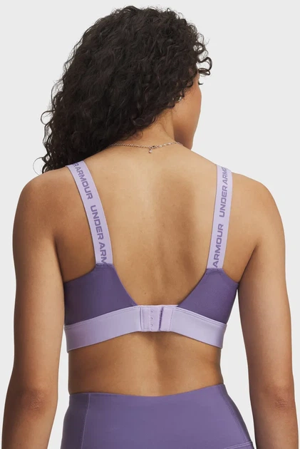 Жіночий фіолетовий топ UA Infinity High 2.0 Bra Under Armour M A-C 1384112-520 - изображение 4