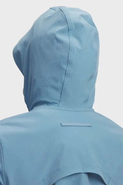 Жіноча блакитна вітровка UA OutRun the STORM Jacket Under Armour S 1377043-418 - изображение 3