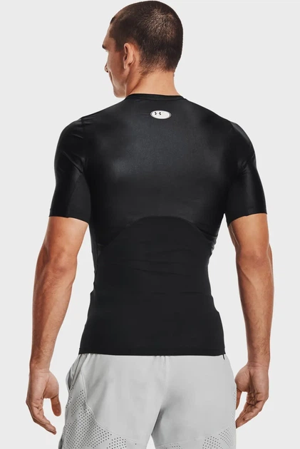 Чоловіча чорна футболка UA HG IsoChill Comp SS Under Armour XXL 1365229-001 - зображення 3