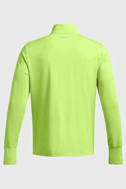 Чоловічий салатовий лонгслів UA TRAIL RUN QUARTER ZIP Under Armour XL 1383244-304 - зображення 6