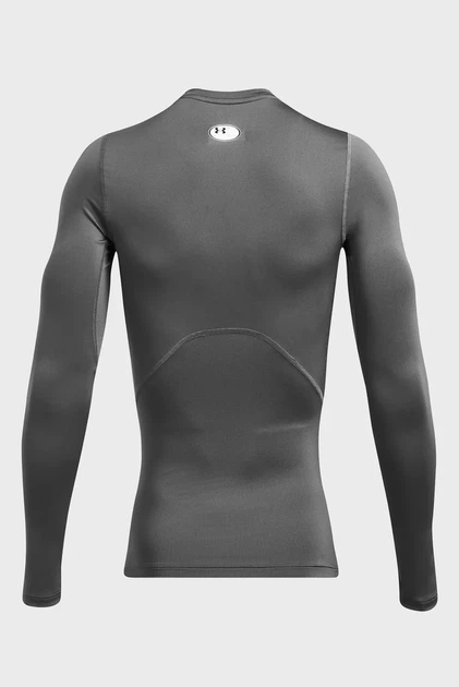 Чоловічий сірий лонгслів UA HG Armour Comp LS Under Armour 3XL 1361524-025 - Фото 4 Чоловічий сірий лонгслів UA HG Armour Comp LS Under Armour 3XL 1361524-025 - зображення 4